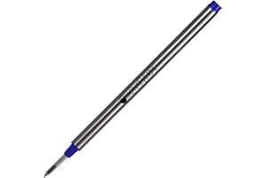 Monteverde - Recambio para bolígrafos roller Montblanc (punta fina, 2 unidades), color azul