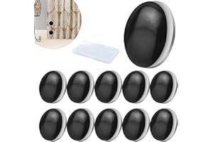 Snowtain 10 Stück Runde Magnetische Vorhang Gewichte,Magnetische Vorhang Gewichte Duschvorhang Gewichte Weiße runde Magnete für Vorhänge, Duschvorhänge.