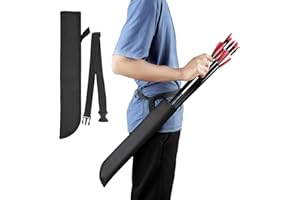 Archery Arrow Quiver Holder Adjustable Arrow Backpack Bag Holder Hip Quiver for Arrows, Bow Hunting and Target Exercises