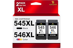 YUANQIMM PG-545XL CL-546XL Kompatibel för Canon-Skrivarpatroner 545 546