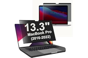 elfofle Magnetyczny filtr prywatyzujący do MacBook Pro 13 cali, ochrona prywatności, ochrona prywatności, folia zdejmowana, niebieskie światło do Mac Pro 13" (2016-2022)