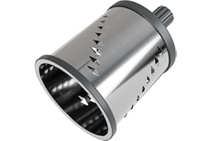 Zyliss Lame de Tambour Universelle, Râpe en acier inoxydable pour râper du fromage, pommes, céréales et granola, Compatible avec râpe à fromage rotative