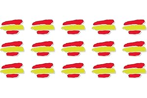 CUSTOM VINYL Pegatinas Banderas DE ESPAÑA Stickers AUFKLEBER Decals Moto Moto GP Bike Coche (Colores Bandera ESPAÑA/Spain Flag Colors) …