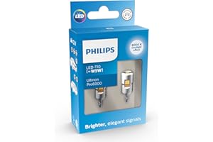 PHILIPS AUTOMOTIVE LIGHTING Philips Ultinon Pro6000 LED T10 lampadina di segnalazione per auto (W5W), 6.000K cool white