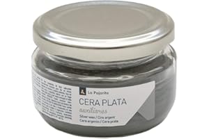 LA PAJARITA Cire solide métallisée argent