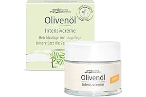 ‎MEDIPHARMA COSMETICS Olivenöl Intensivcreme LSF 20 - Reichhaltige Aufbaupflege - Unterstützt die Zellerneuerung - medipharma cosmetics - 50 ml
