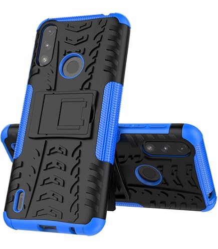 TingYR Cover per Motorola Moto E7 Power, Supporto Anello Rotante a 360 Gradi, Cover Telefono Antiurto in TPU/PC, Custodia per Motorola Moto E7 Power.(Nero