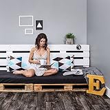 LULANDO SleepSide Seitenschläferkissen Schwangerschaftskissen Lagerungskissen Körperkissen (120×40 cm oder 145×40 cm). Weiches und bequemes Kissen zum Schlafen und Ausruhen., Farbe:Triangles – Cotton, Größe:145 x 40 cm - 3