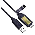 USB Charger & Data Sync Cable Compatible with Samsung Digital Camera EX, L, WB, S, SL, ST, SH, P, PL Series | SUC-3 SUC-5 SUC-7 Data Transfer & Charging Lead