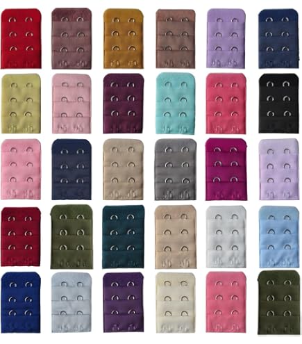 NHQZ 30 PCS Extensions De Soutien-Gorge Multicolores Bra Extender