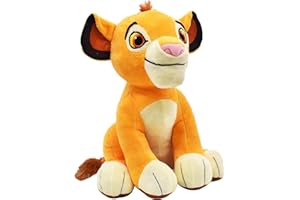PYTRARTY Peluche Rey León,Peluche Lion King Muñeco,Lindo Rey León Peluche,Muñeca de peluche, dibujos animados,Muñeca de peluche para niños