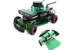 Yahboom Jetson Orin Nano Raspberry Pi AI Smart Robotic Car Kit ROS2 Adulti Riconoscimento Vocale Conversazione, Pilota Automatico, Riconoscimento AI (R2 ULT Ver with Orin NX 8GB)