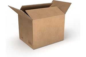 RaKuPack Versandkarton 25 Stück Faltkarton 190x150x140 mm Verpackungskarton Warensendung Karton braun Faltschachtel Kartonage verschiedene Größen