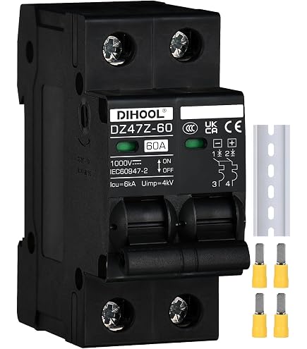 Heschen Wechselstromschütz HSR1-32 – 32A, 220-240V, Für Haushalt & Gewerbe, TÜV-geprüft