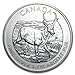 Produktbild 1 oz 5$ 999 Silber Silver Silbermünze Kanada Canadian Wildlife Antilope Antelope 2013 NEU Maple Leaf mit Echtheitszertifikat