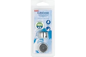 GROHE spieniacz (zestaw 2) 40451000 (import niemiecki), srebrny, 1 opakowanie