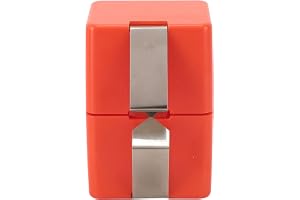 Alomejor Handhållen Egg Cracker Easy Egg Shell Breaker Köksprylar för Resor, Lätt ABS Rostfritt Stål 3 Delar