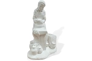 FUNNY CUP Alfarero. Diferentes Figuras para Belén de escayola. Estaturas Medias. Todas Las Profesiones para el Nacimiento. Ideal para complementar los Portales de Navidad (ALFARERO)