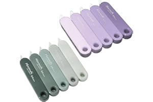 BETTERJONNY 10 PCS White Out Tapes, Tape Roller Instant Correction Tape Mini Whiteout Set Cute Correction Rollers Aesthetic Stationery for Students Office Workers Home School Stationery Supplies(Green Purple)