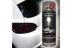 AutoFullCar - Ahumado Faros Negro Brillo - 1 Spray Full Dip Ahumado Negro + 1 Spray Full Dip Brillo Gloss Reforcer - Spray 400 ml Unidad