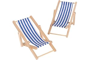 Ideen mit Herz | Miniatyrsolstol | Mini fällstol | vikbar dekorativ strandstol