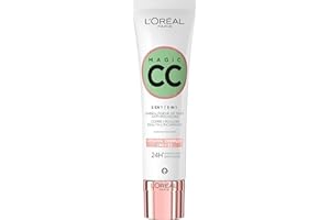 L'Oréal Paris - CC Crème C'est Magic - Embellisseur de Teint Anti-Rougeurs- Soin Teinté - Tous Types de Peaux - Couvrance Légère et Naturelle - SPF 11 - Teinte : Universelle - 30 ml