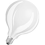 OSRAM Globo Lampadine LED, 11 W Equivalenti 100 W, Attacco E27, Luce Calda 2700K, Confezione da 4 Pezzi