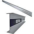 REFINA 5'0" (1.50m) I-Section Scraper Tool for Levelling, Flattening, Scraping & Render Finishes - 75 x 30mm Profile w/Straight Edge & Non-Marking Finish - Lightweight & Durable Aluminium I-Bar
