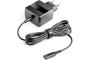 KFD 12V Cargador Adaptador de Corriente Alimentador para Braun Depiladora Silk Epil 5 9 Xpressive 5497 Serie 3 7 Charger Cable 5377 Clipper Series 9 Recambios Afeitadora 5544 Wet&Dry Ecortadora Barba