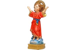 Luckxing Divino Niño Jesús | Resina Divino Nino Jesus, Adorno Religioso | Figura Escultura niño divino 8.0 in Alto, decoración Religiosa para el hogar, Regalos católicos