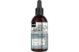 ANIMIGO Vermifuge Chat Chien, Vermifuge Liquide en Pipette 120 ML, Origine Naturelle, 2-4 Ans d'Approvisionnement, Anti-vers, Anti-Parasite, Toutes Les Races et Tailles, Chaton et Chiot