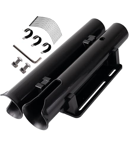 Support De Canne à Pêche Réglable 360° - Pour Chaise, Vélo, Rail 19-32 Mm - Avec Base De Montage Et Cordon élastique