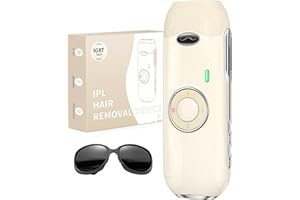 Haarlosy Depiladora IGBT, depilación láser para hombre/mujer, 999.900 pulsos de luz, 3 funciones HR/SC/RA y 9 niveles de energía, depilación indolora para cuerpo/cara/piernas