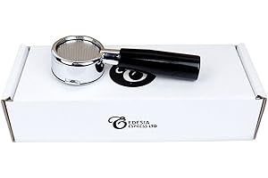 EDESIA ESPRESS Portafiltro senza fondo/nudo per LA PAVONI 49mm macchine per caffè espresso a leva - Europiccola Stradivari Professional ecc. - filtro 14g