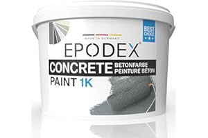 EPODEX® 1K CONCRETE PAINT | Betonfarbe Garage| Steinfarbe | 45 Farben Bunt | Wände & Böden aus Beton, Holz und Mauerstein | Abriebfest | Mengenrabatt 1-26Kg
