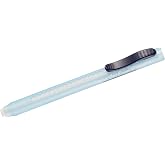 Pentel Clic Eraser 2 S&uuml;rg&uuml;l&uuml; Kalem Silgi Şeffaf G&ouml;vdeli, Mavi