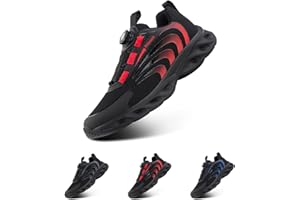 Hitmars Zapatillas Deporte Hombre Zapatillas Deportivas Zapatillas de Running Transpirables Zapatos Deportivos Ligero Zapatos Correr Gimnasio Sneakers Casual Negro EU 39-47