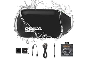 DRIFT INNOVATION Drift Ghost XL 1080P Action Cam, 9 ore di durata della batteria, Fotocaemra impermeabile, EIS, Microfono esterno Fornito con Accessori