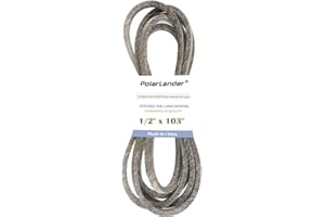 POLARLANDER Cinghia di taglio per falciatrice realizzata con Kevlar 1/2 "x 103" Sostituire per John Deere GX20072, GY20570 Cub Cadet 954-04219 Toro 94-2501