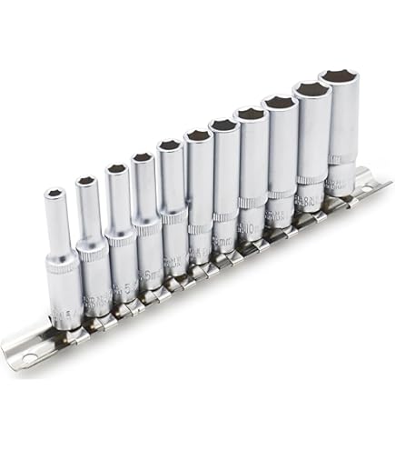 10mm And 12mm Extra Deep Glow Plug Sockets 3/8" Drive For Diesel