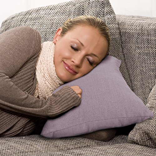 Großes Sofakissen, Dekokissen für Bett, Couch und Sessel. Auch als Louge, Pallettenkissen oder Kopfkissen. 7 Trend Farben für frische Akzente, Sabeatex® „Größe 40×70 cm Farbe (rose) - 4