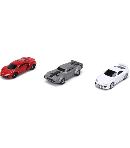 Jada Toys 253201004 Fast & Furious 3-Pack Nano Cars Wave 4, wheel