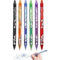 9 Radierbare Kugelschreiber Set – 0,5 Mm Feinmine – Blau, Schwarz, Rot – Mit Radiergummi Für Schule & Büro