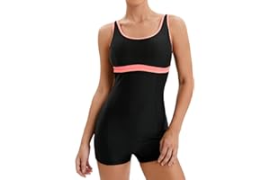 Veranohub Femmes Sports One Piece Maillot de Bain U-Back Maillot de Bain Body Shaping Maillots de Bain