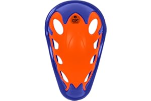 DSC Surge Cricket Abdominal Guard | Color: Orange | Size: Youth | Material: Poly | Padded | Lightweight & Durable | For Training and Matche, Workout, Gym, Cricket and Other Sports