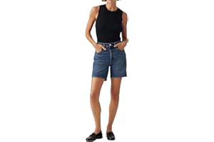 Levi's 501 Mid Thigh Short en Denim Femme