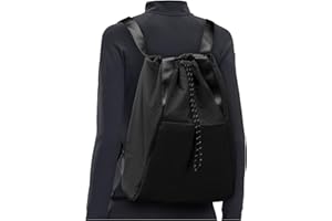 UPPACK Zaino Donna Borsa Zaino Donna 2 In 1 Borsa Tracolla Tote Bag Zaino Porta pc Zaino Università Donna Impermeabile Zaino Sportiva Coulisse Con Scomparto per Laptop Zaino Donna Lavoro