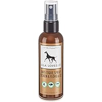 LILA LOVES IT Natürlicher Insektenschutz für Hunde – Anti Zecken Spray mit ätherischem Öl, Effektiver Schutz vor Zecken, Mück