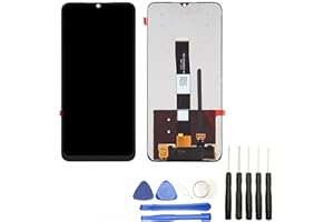 Visiodirect® Ecran Complet: Vitre tactile + écran LCD Compatible avec Xiaomi Redmi 9C M2006C3MG, M2006C3MT Taille 6.53" Noir + Kit Outils