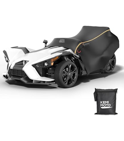 UltraGard 4-479BC Classic Series Housse Polaris Slingshot – Tous Modèles, Doublures Pare-Brise Et Arceau, Sangle Serrage, Réfléchissante